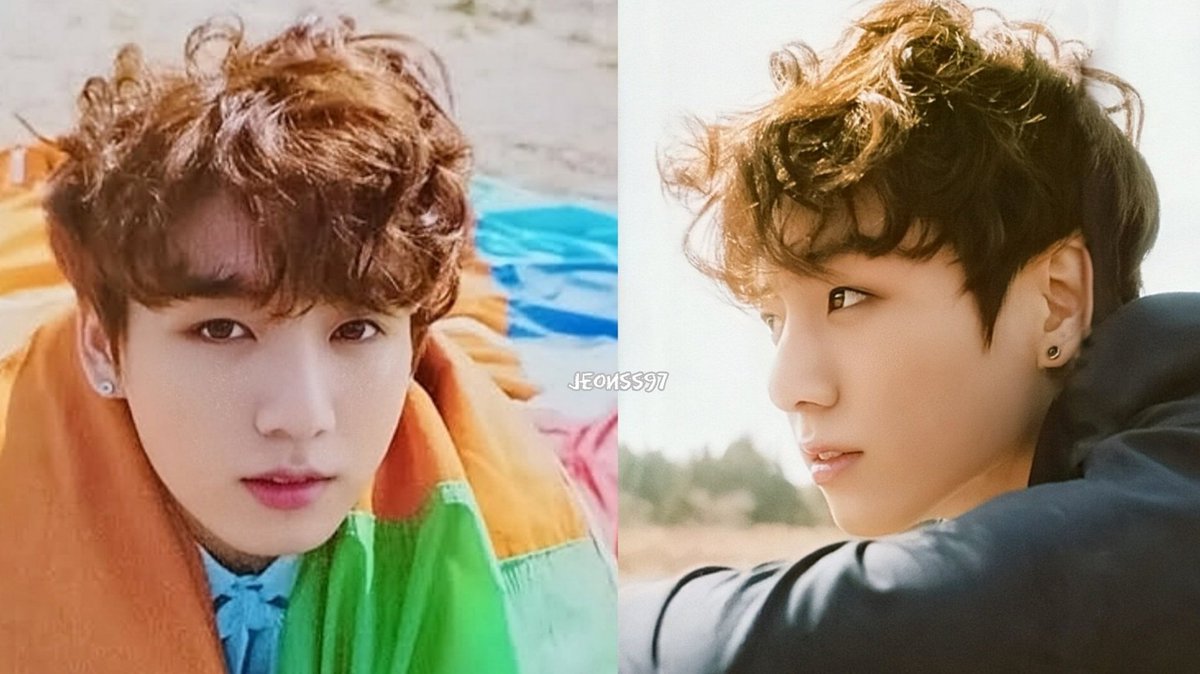 Sweetiepiee On Twitter Jungkook X His Curly Messy Hair Forever