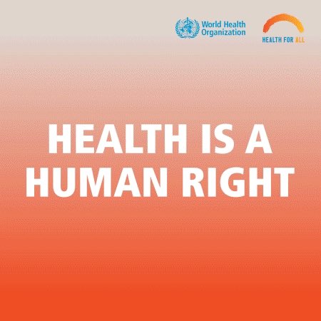 WHO_Zimbabwe's tweet photo. Today is World Health Day. Health is a human right, it’s time for Health For All https://t.co/iPnNtEAFFC