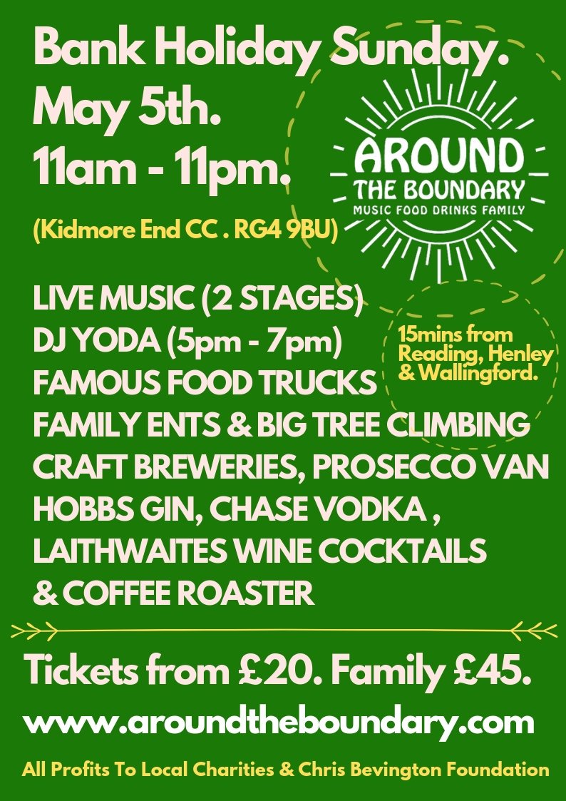 Less than a month to go! What more could you want? <a href="/bulletbarsilver/">Silver Bullet Bar</a> <a href="/flashheartmusic/">Flash Heart</a> <a href="/MrHobbsGin/">Mr Hobbs Gin</a> <a href="/Lovibonds/">Lovibonds Brewery</a> @westberksbrew <a href="/TheBowlerUK/">Jez Felwick</a> <a href="/DJYodaUK/">DJ Yoda 🎧</a> @nearlyunsoc <a href="/ryanharman19/">Ryan Harman</a> <a href="/laithwaites/">Laithwaites</a> @ChaseDistillery <a href="/greenboxfoodco/">Greenbox Food Co</a> <a href="/TheECHOPowerPop/">The ECHO</a> &amp; more! #charity #LiveMusic #rdguk #pizza