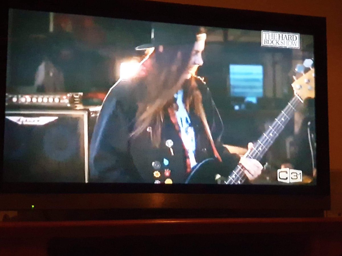 Thank you for airing us <a href="/thehardrockshow/">The Hard Rock Show</a>! Best feeling when your mum sends you a photo captioned “you’re on tv!”