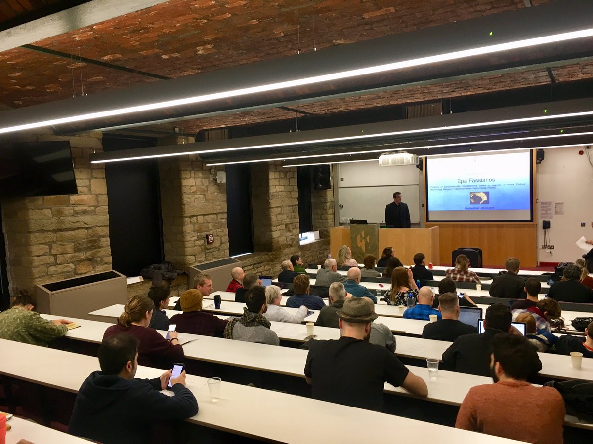 musictechguy's tweet photo. Great to have organised (with Coryn Smethurst and Ewan Stefani) a well attended SAF. Some excellent presentations. https://t.co/8kek4pHSyD