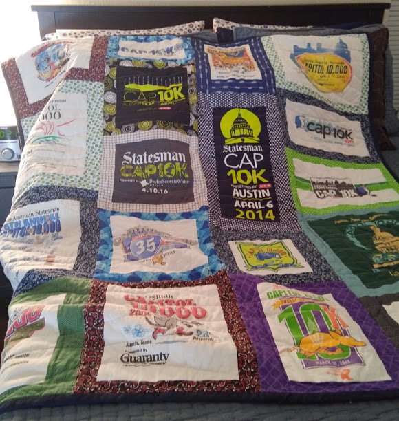 Ms_Gazella's tweet photo. Gotta keep on running to get t-shirts for my next quilt! Good luck everyone! #cap10k https://t.co/HtXurTfMMW