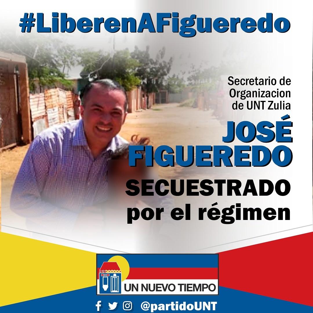 manuelrosalesg's tweet image. El Zulia hoy salió a la calle de forma masiva y cívicamente, para expresar el rechazo al régimen usurpador que atacó brutalmente a la ciudadanía. Más de 30 heridos y detenidos entre ellos José Figueredo, Sec. Organización @PartidoUNTZuIia ¡Exigimos su libertad!
#LiberenAFigueredo
