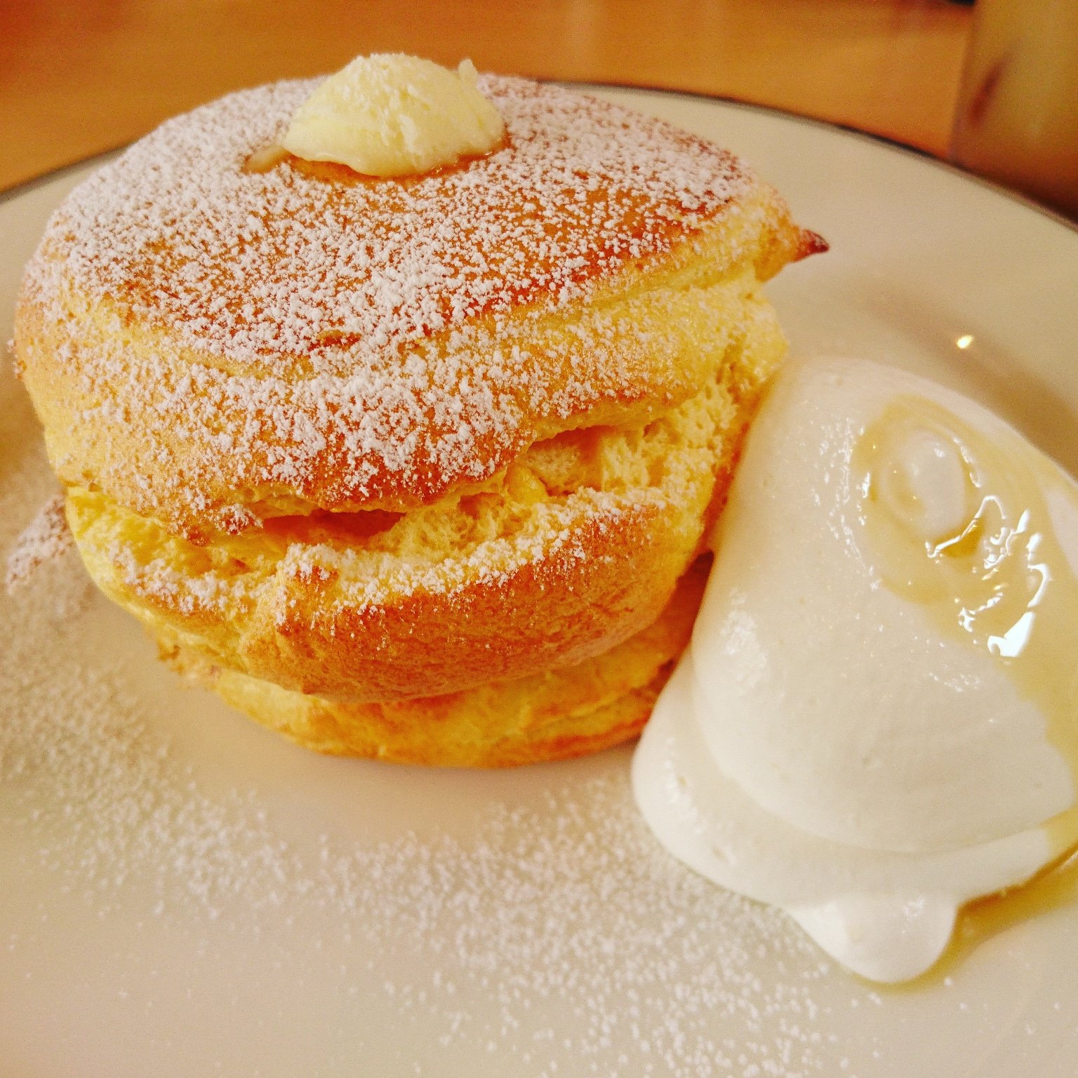 ゆい ふわふわのパンケーキ ボールパーク 仙台カフェ T Co Yrbqd4mew5 Twitter
