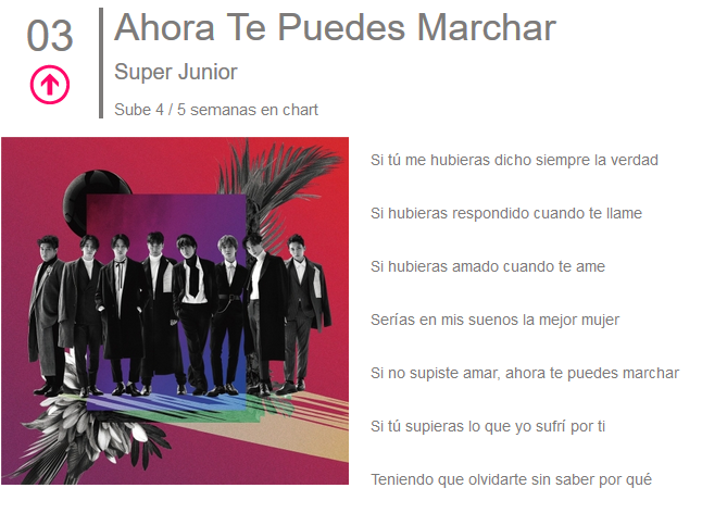 SUJU_VotingTeam's tweet photo. Good job ELF!

🌟We raise ATPM to the 3rd place!!

Keep voting, by commenting:

Hola @vegaradio, voto por #AhoraTePuedesMarchar de @SJofficial para que suba de puesto en su #RankingTop40 

❗RT may not count as a vote https://t.co/gFcpJG1Be9