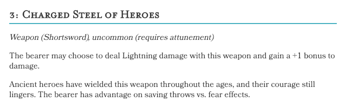 len_pelletier's tweet photo. Another low-level magic weapon for #dnd from my random generator at https://t.co/8XM69bK3pY https://t.co/pjoxam2nUD