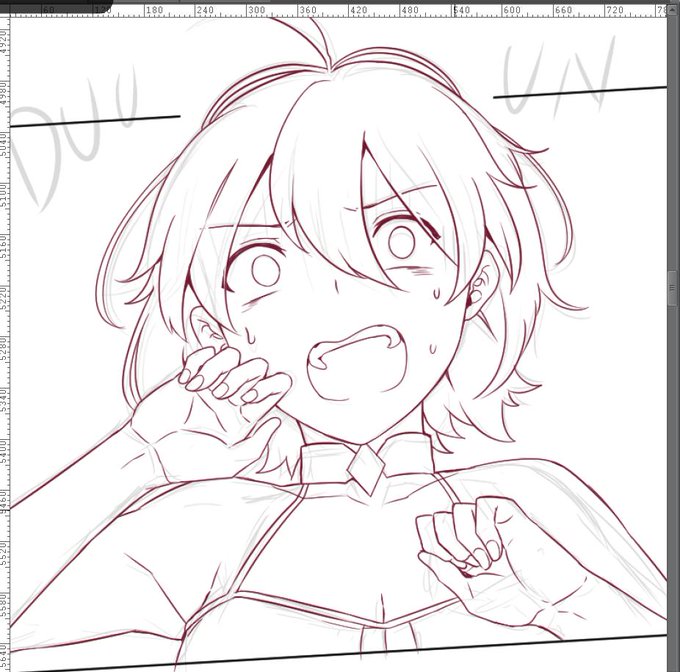 WIP for the next episode. Local les bean is shook #mageanddemonqueen 