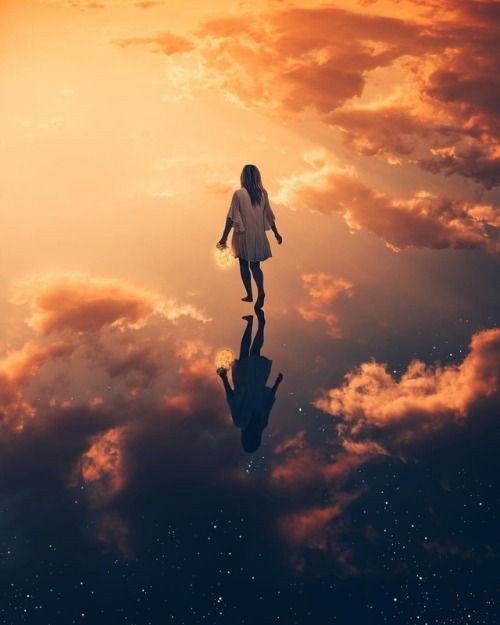The place you come from 
isn’t gone when you leave it 
even if you feel 
you aren’t from anywhere

Circles of the past
round unmarked mileposts 
Homesick longing
for missing pieces

Gather up
the endless silence
Turn upside down
Walk on clouds

#Prosewords #QuillVerse #PoemTrail