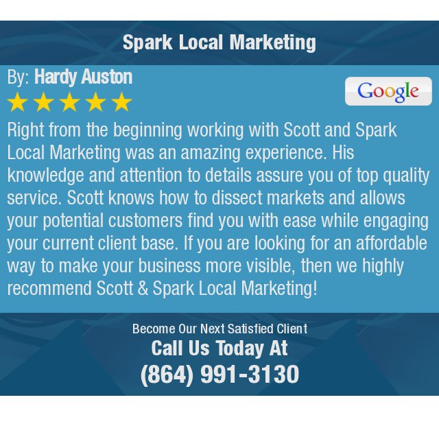 patientprospect's tweet photo. 5 Star: Hardy A. "Right from the beginning working with Scott and Spark Local Marketing was an amazing..." https://t.co/fAEab2S24Z https://t.co/faqpWlInFD