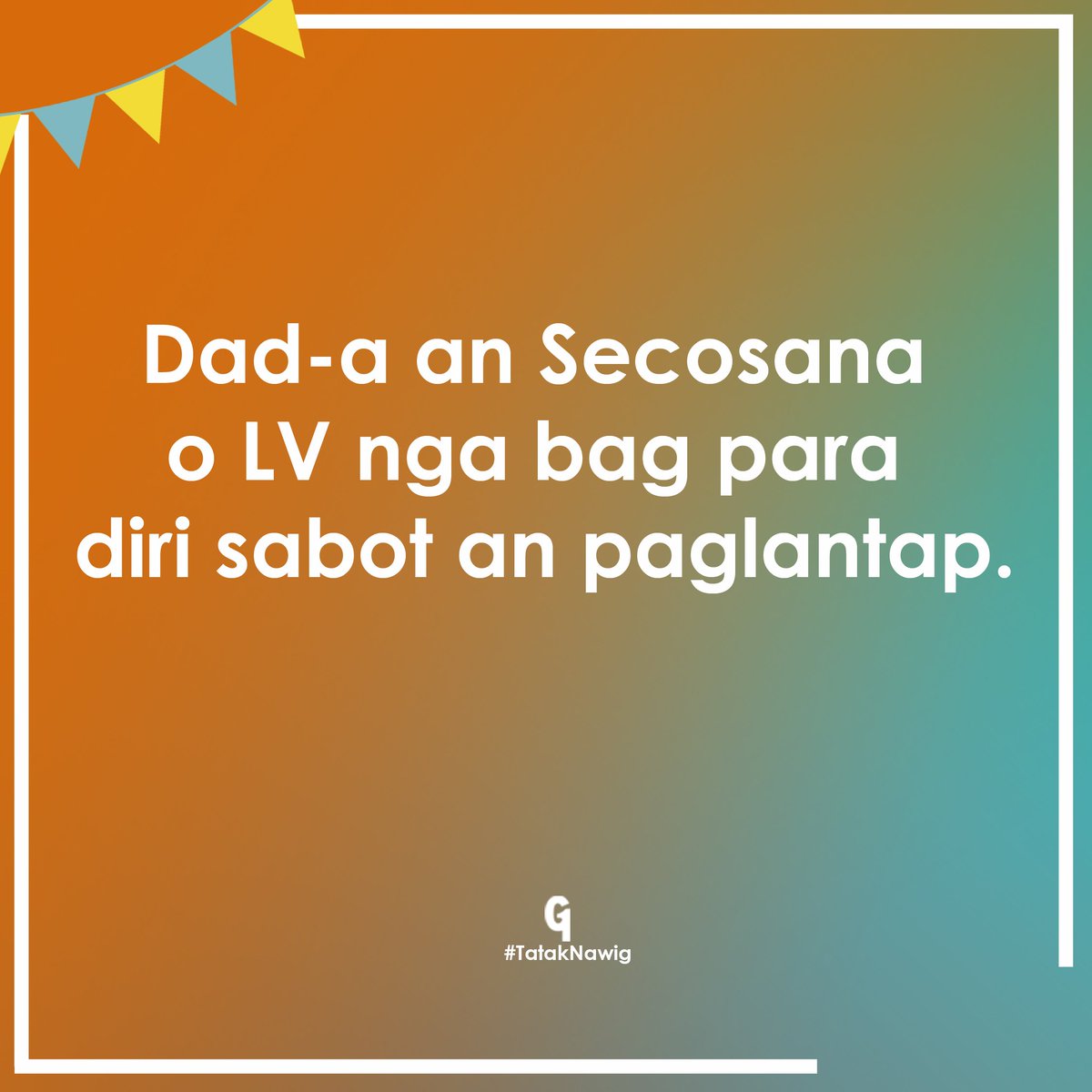 tataknawig's tweet photo. #FiestaTIPS: Part 2-Tungod nga mapatron na man sunod nga bulan, ada aadi in pipira nga angay naton isulod hit at' alintarakan kun mamamatron kita. #Pintos2019 #TatakNawig https://t.co/ssHDNMdDB4