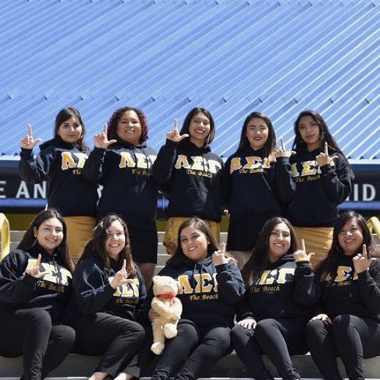 LSGSororityInc's tweet photo. Happy Lambdaversary to our Tau chapter at California State University, Long Beach🌹 #ΛΣΓ #LambdaSigmaGamma #CSULB #TChapter #IPSE #UnityThroughSisterhood #BeautyThroughDiversity https://t.co/5wikonCTYi
