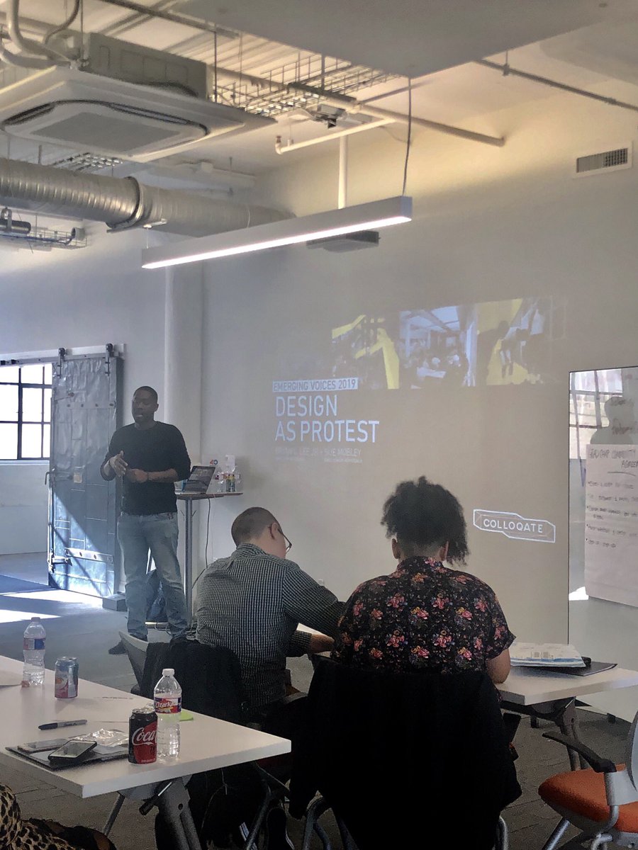 ReBuildApp's tweet image. Inspiring talk by @BCLeeJr today! Thank you for speaking to us at Grad Camp @4pt0schools 😀 it’s amazing to learn about your work in architectural design and youth empowerment!
#NewOrleans @PaperMonuments #designasprotest #reimagine #publicspaces