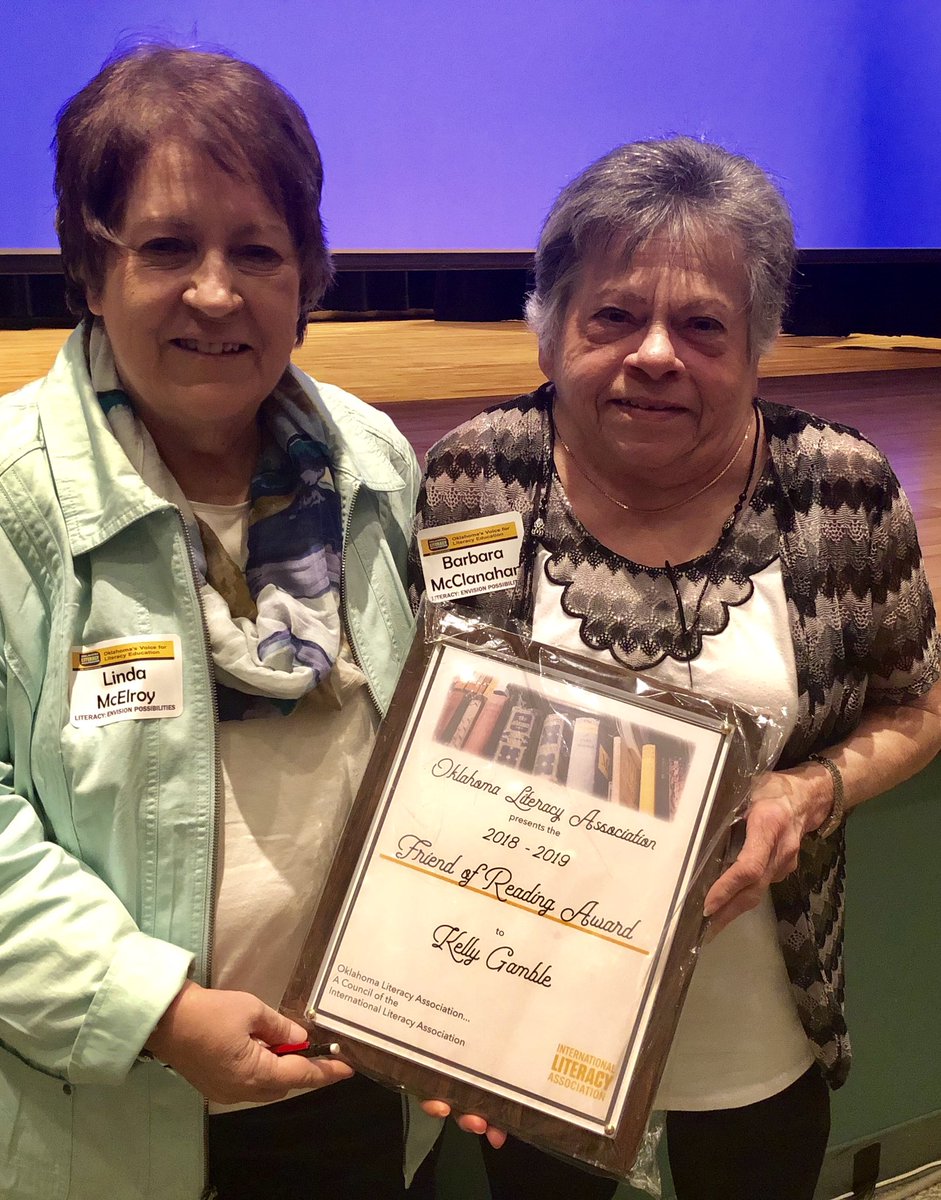 LiteracyOKLA (@literacyokla) on Twitter photo Awards at OKLA Literacy Conference! #OKLA2019  #OSUtulsa #oklaed Awards at OKLA Literacy Conference! #OKLA2019  #OSUtulsa #oklaed