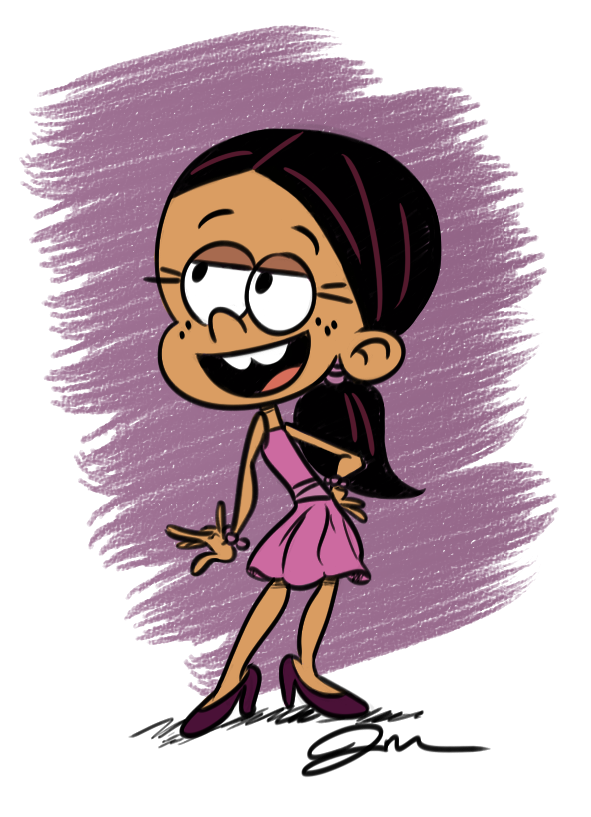 Fun pretty little Ronnie Anne in between commissions doodle. 