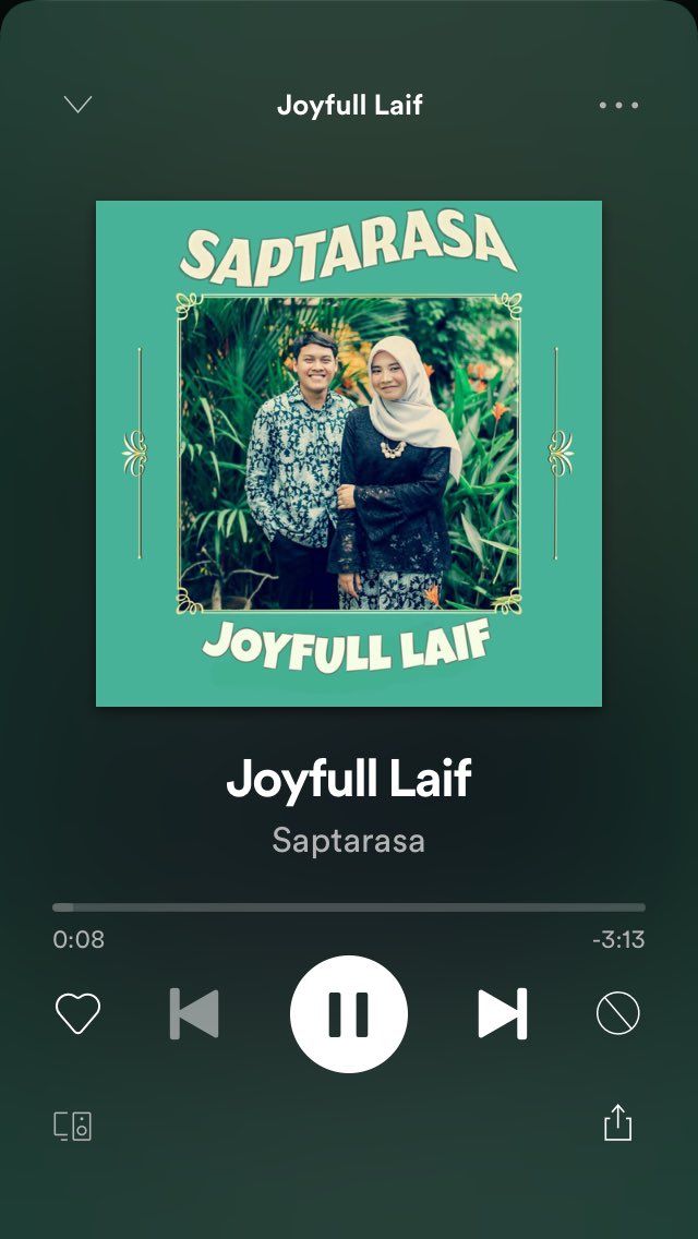 Sudah mengudara di <a href="/Spotify/">Spotify</a> ! Joyfull Laif by <a href="/SaptarasaID/">Saptarasa</a> ! Semoga anda yang mendengarkan lagu ini hatinya jadi Joy dan dompetnya jadi Full