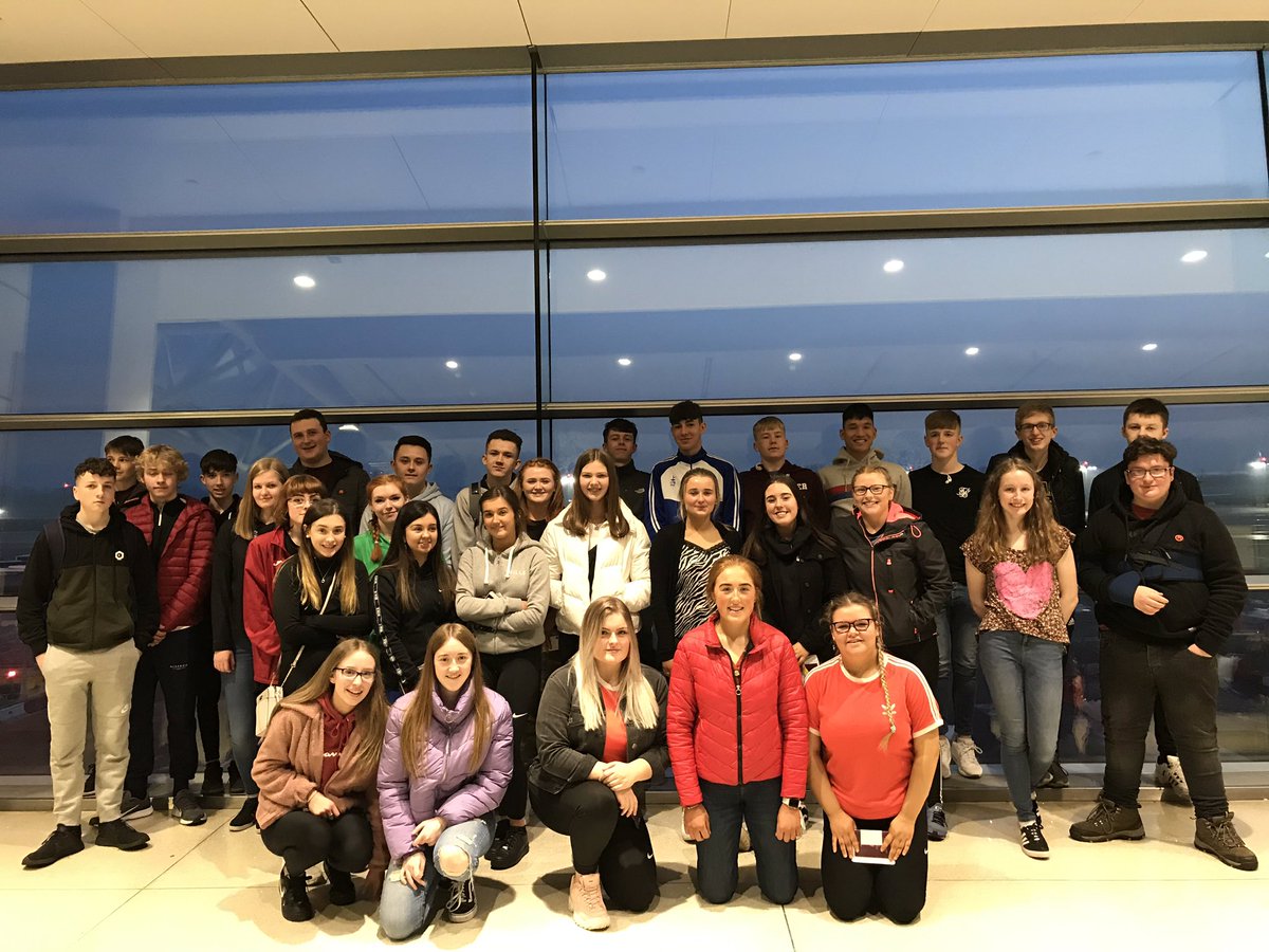 GeographyPres's tweet photo. And we ready for boarding! Rome first stop! Ciao @GeographyPres @Pres_Carlow https://t.co/YaMpNuEdkA