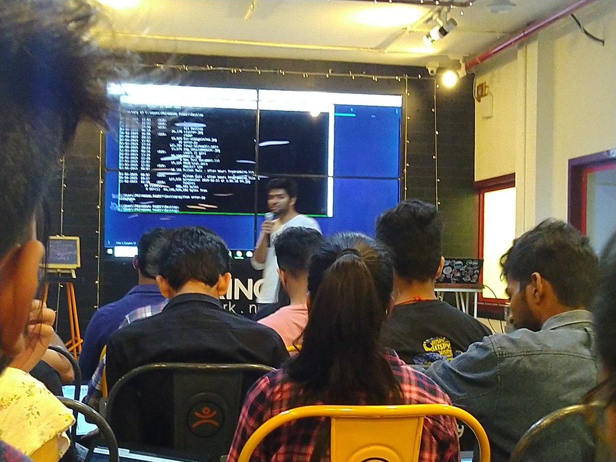 GauravvGaur's tweet photo. Python session started
#Day2
#letspy2019 #letspygzb
#letspyghaziabad #girlscript #girlscriptnoida #girlscriptghaziabad #girlscriptgzb https://t.co/cSJQBx4GZg