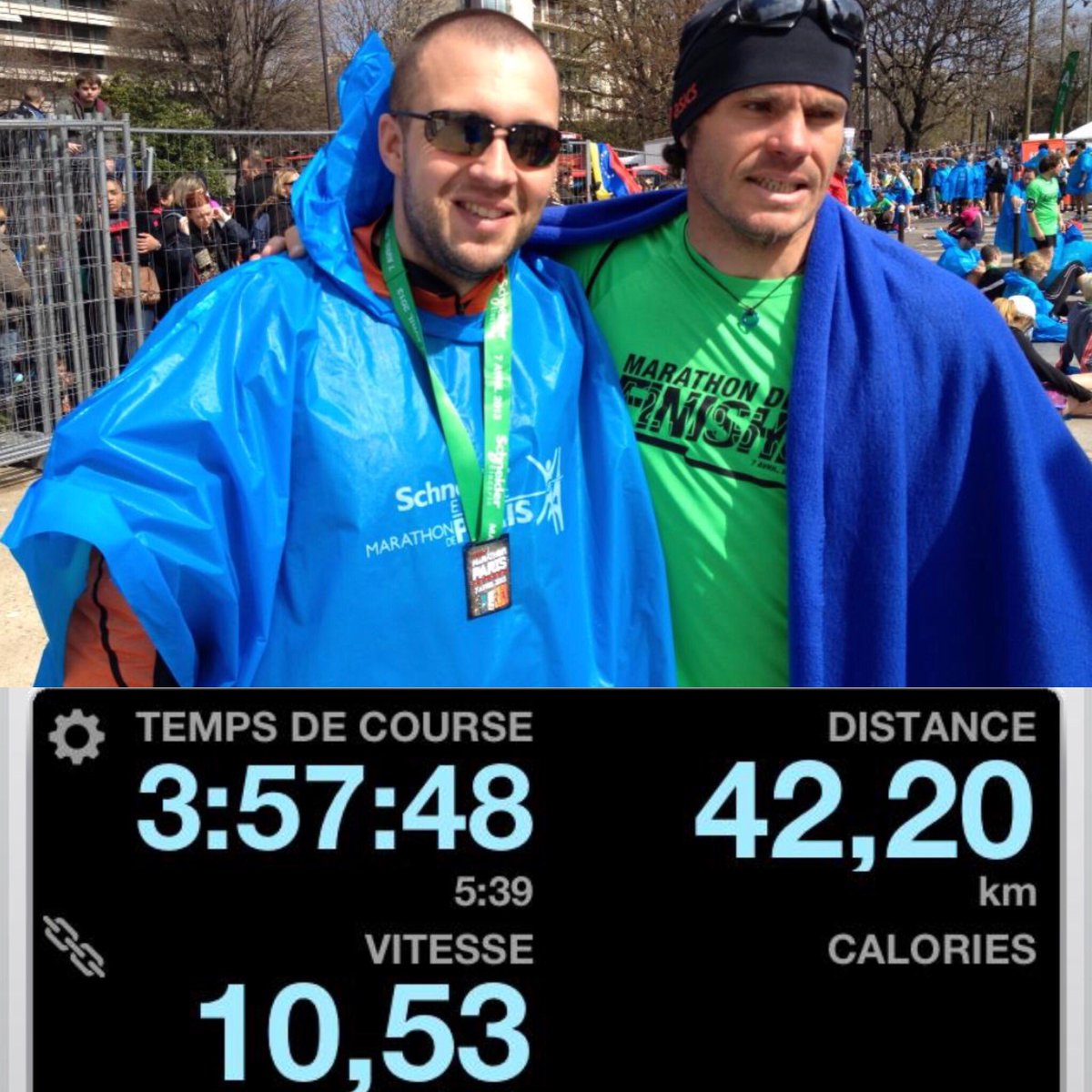 ggomez_chef's tweet photo. Oulalalala. Il y a 6 ans! Dimanche prochain je serai sur la ligne de départ en mode touriste... gros gros touriste même! Objectif, se balader dans @Paris  ne pas se blesser et finir le marathon... #chefrunner #chefgrossac #chefconnected #schneiderelectric #marathondeparis https://t.co/jrHRlUHWY8