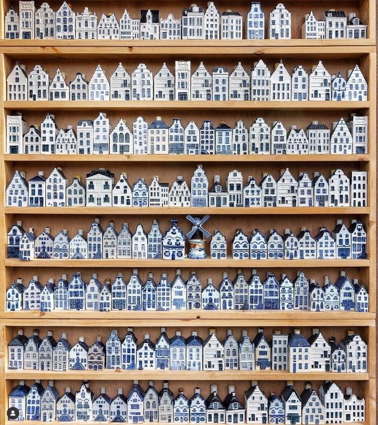 Amazing collection here found by Hale Summer.  Miniatures and lots of them too.  They are packed together so the dusting will be minimal!