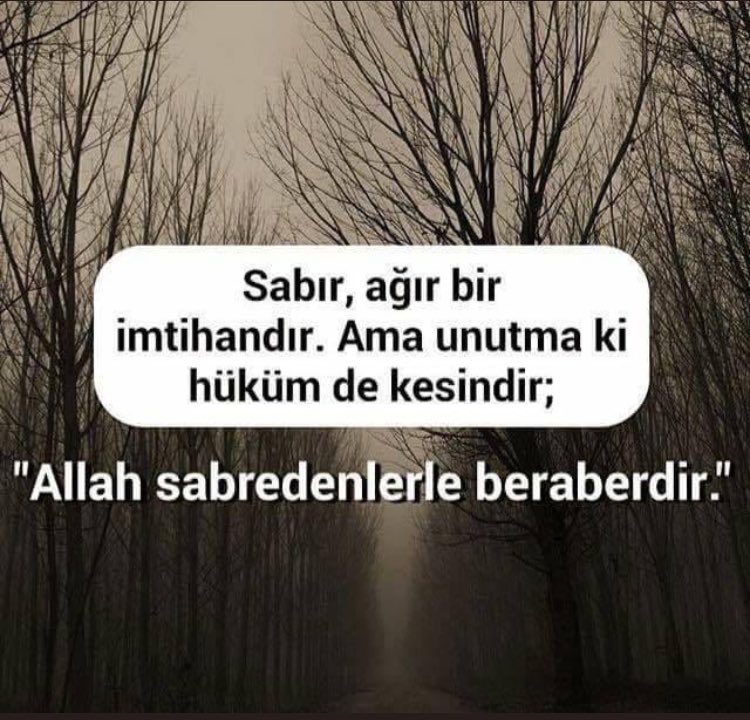 “Sabır, ağrıları dindiren acı bir ot gibidir. Hem can yakar hem de tedavi eder.”