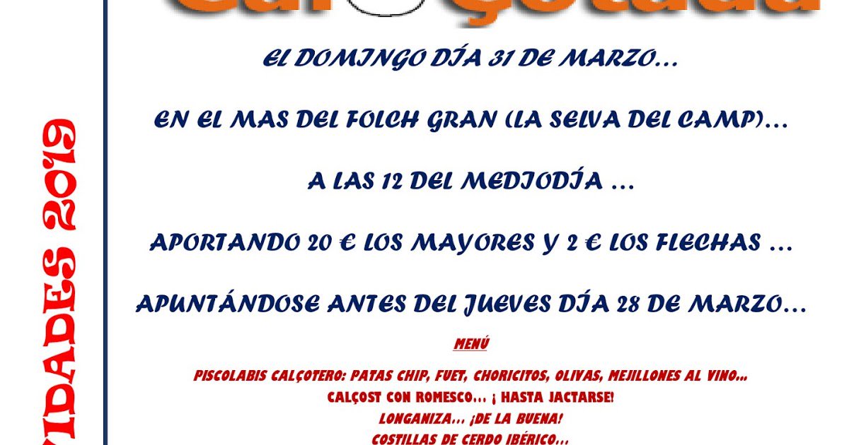 ojereus's tweet photo. CALÇTADA 2019 https://t.co/BdCYod4pK5 https://t.co/JVDv0C7lI8