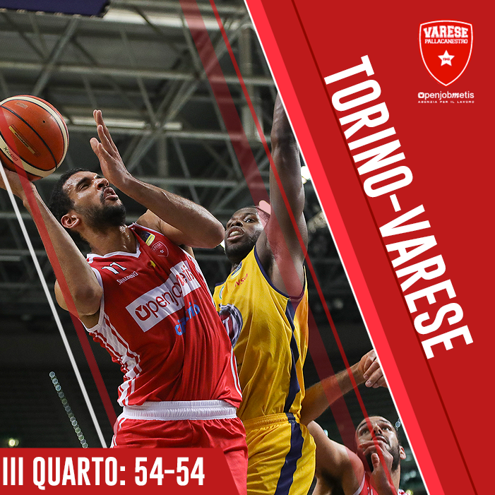 PallVarese's tweet image. Perfetta parità al termine del terzo periodo! A 10’ dalla fine #TorVar sul 5⃣4⃣-5⃣4⃣ #GOVARESE