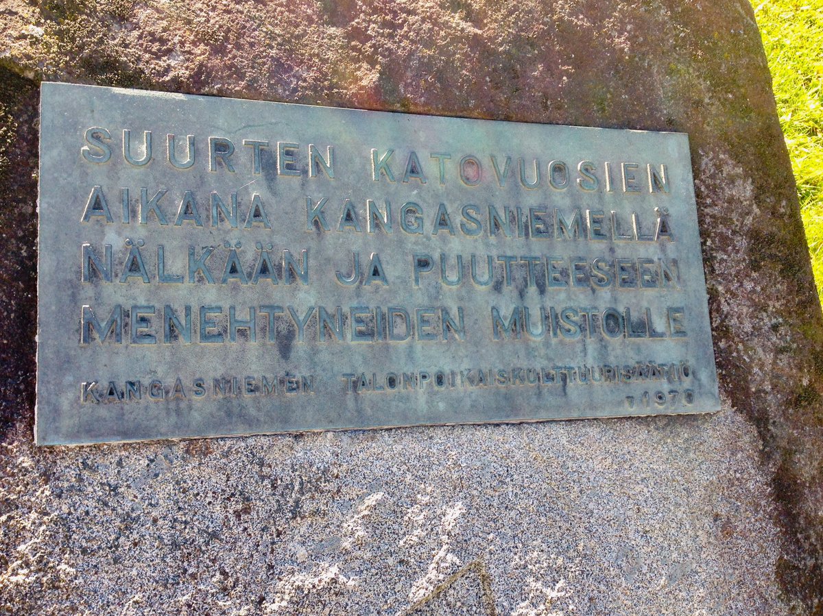 Finnish Famine Memorials tweet media
