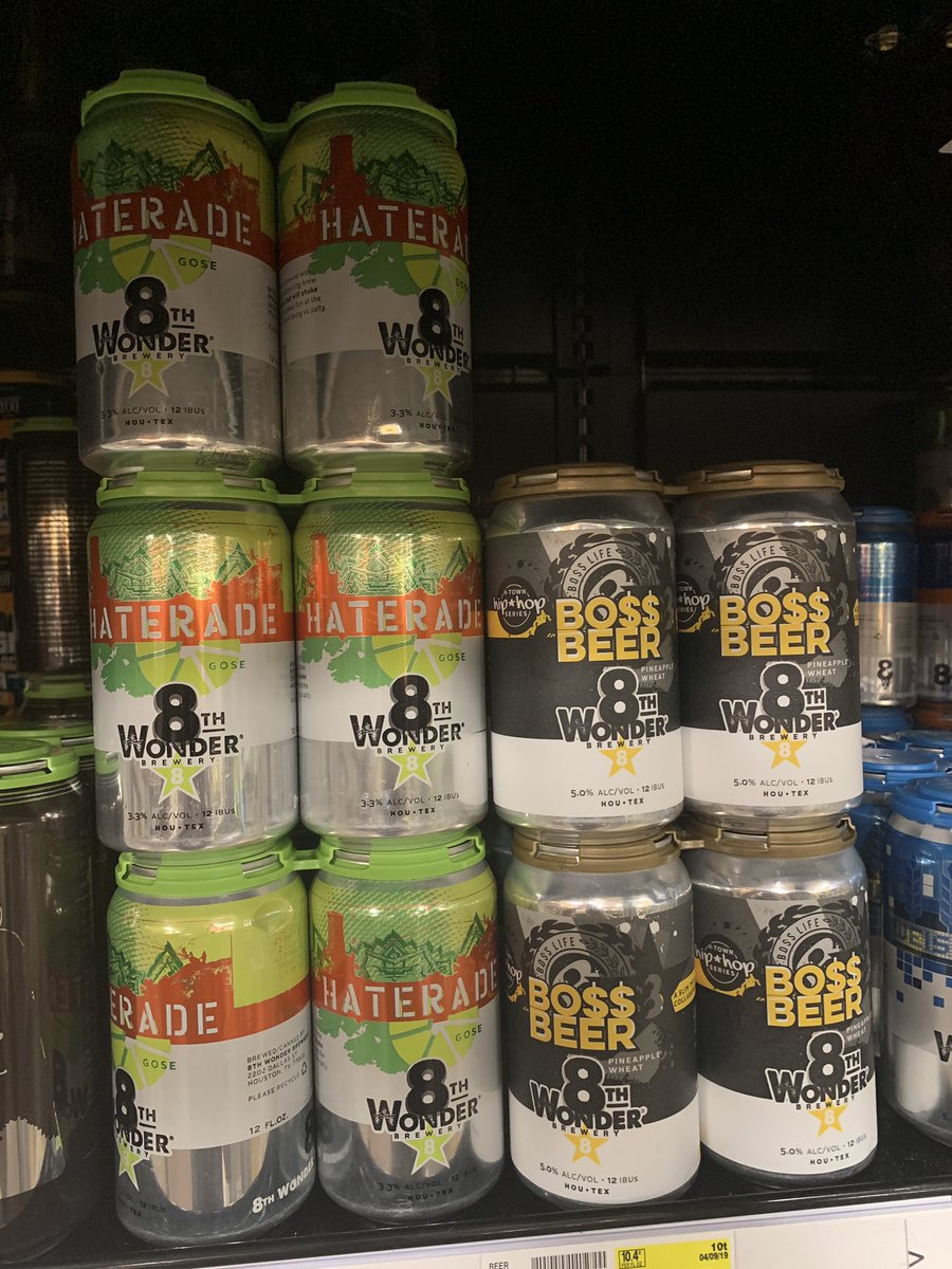 SunnyDelon's tweet photo. Made it back to🤘🏽and first things first... had to stop and get @8thWonderBrew #Bossbeer. #Haterade I will be back for you tomorrow. Cheers 🍺😁👍🏽 https://t.co/qQlUrMIWVd