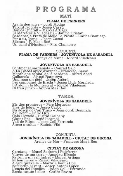 Ja estem a punt per a l'audició compartida a l'aplec dels Arenys amb els companys de la #JovenívoladeSabadell a les 11 comencem!!

@conf_sardanista <a href="/SardanesInfo/">Sardanes Info</a>