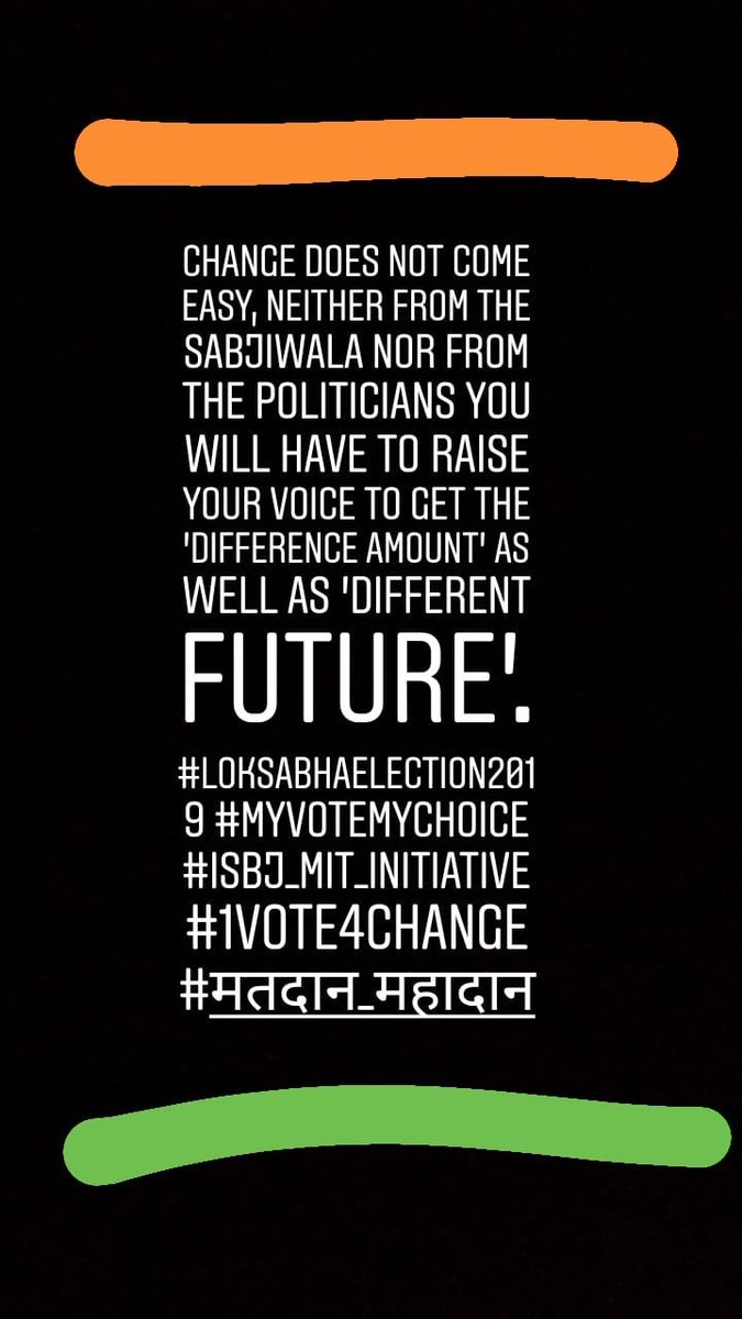 HemangiShinde2's tweet photo. #LokSabhaElection2019 #MyVoteMyChoice #ISBJ_MIT_Initiative #1vote4change #मतदान_महादान

@NDTVElections @SakalMediaNews @dhruv_rathee @mitadtpune @anjanaomkashyap https://t.co/KQsjq0mQy0
