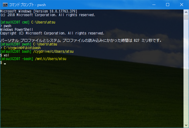 atsuM0505's tweet photo. Windowsのプロンプトを見やすくしてみた。 https://t.co/0PudpICvN3