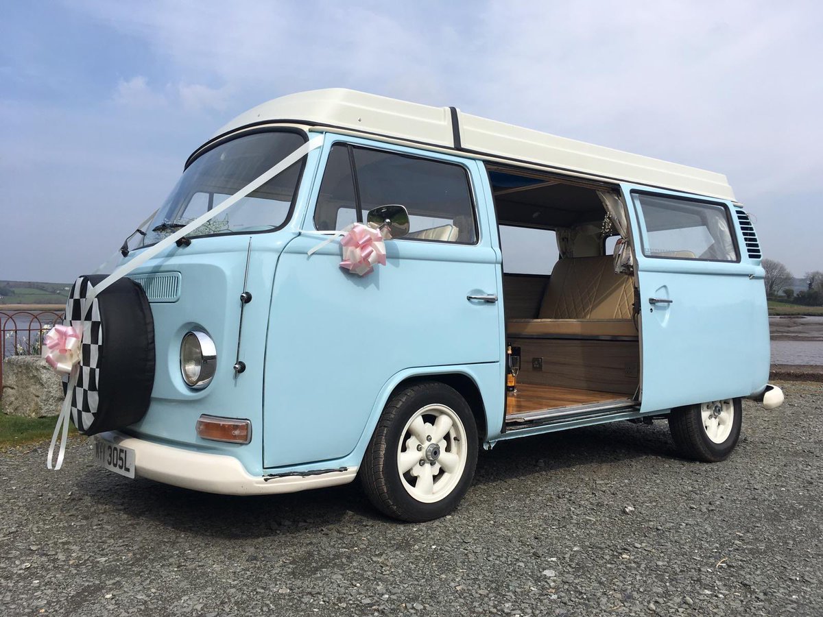 CornwallVW's tweet image. Product release 😂😂😂 Meet Benji - our newest renovation - hitting the roads of #cornwall for #weddings &amp;amp; #proms - toot toot! Classy baby blue &amp;amp; a decadent cream interior 😍 #ukweddings #wedding #southwest