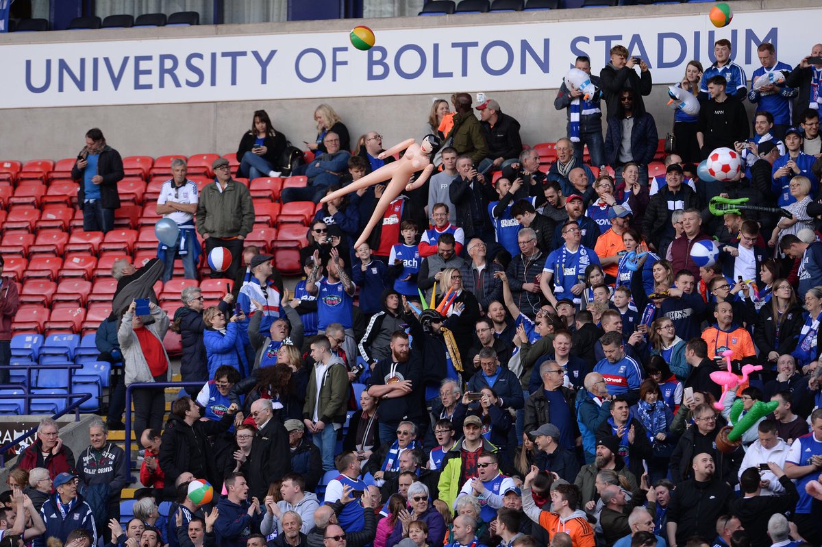 IpswichTown's tweet photo. Good morning Town fans!

Looks like you all enjoyed yourselves yesterday! 😄👏 #itfc https://t.co/5kwM7O3Dw4