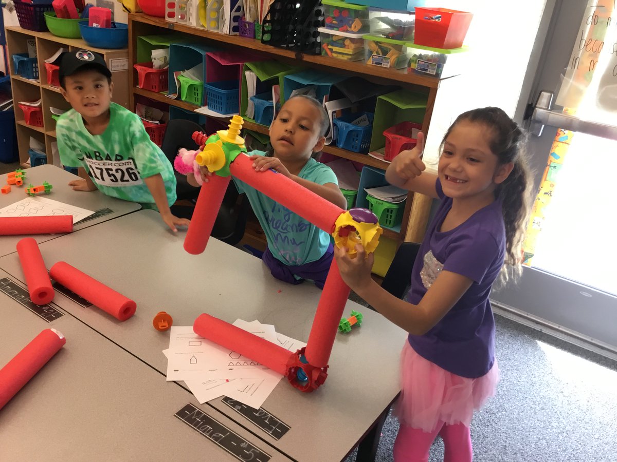 TashaBoehme's tweet photo. Building shapes with pool noodles, perfect math activity after the fun run! @lombardibears #growingBSD #BSDproud #CreatingLifeLongLearningExperiences https://t.co/GwbXorz5iA