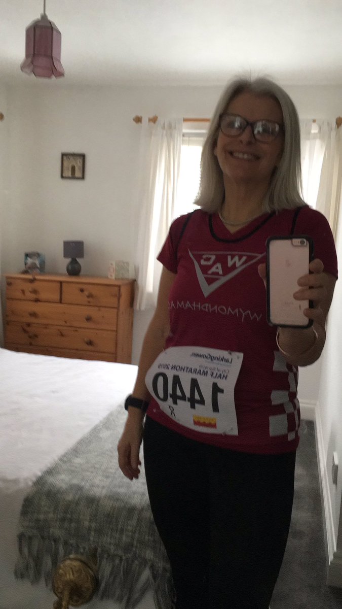 TraceyIES's tweet photo. Started running 18months ago and today running my first #HalfMarathon excited and nervous https://t.co/YETi08xqR8