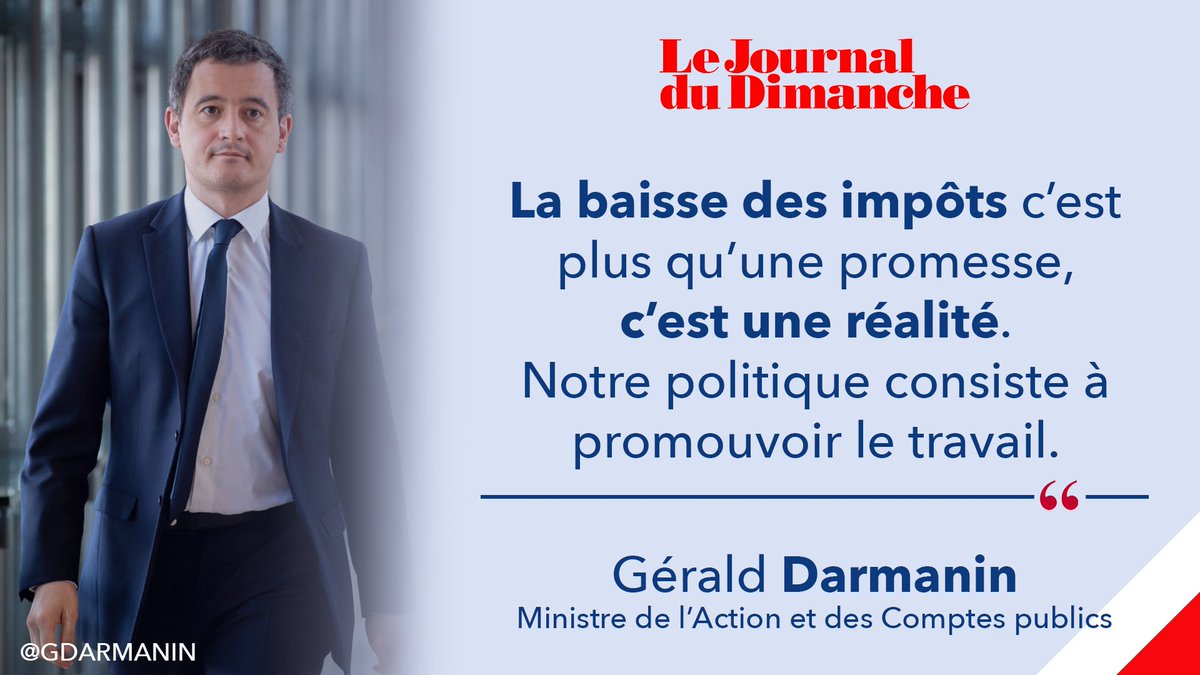 Gerald Darmanin على تويتر Le Gouvernementfr Est Au Service D Une Ambition Baisser Les Impots Nous Sommes Le Gouvernement Qui A Le Plus Diminue Les Impots Au Cours De Ces Vingt Dernieres