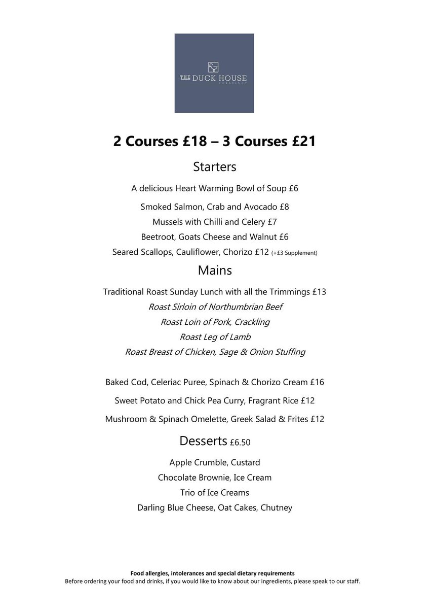 Visiting #corbridge today? We are serving #sundaylunch from 12 today! #newcastleupontyne #northeast #northumberland <a href="/VisitCorbridge/">Visit Corbridge</a> <a href="/VisitHexham/">VisitHexham</a> <a href="/VisitNland/">Visit Northumberland</a> #tourofthenorth #roastdinner #hexham #ponteland #delish #deal <a href="/CGOptom/">Croft and Graves</a> <a href="/nickyjfurniture/">Nicky Jones</a> <a href="/sandpjewellery/">Saunders and Pughe</a> <a href="/vintagetower/">Vintage at the Tower</a>