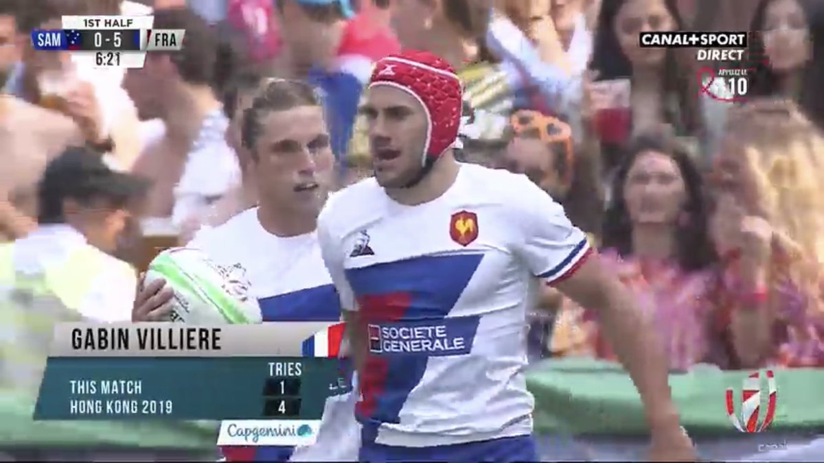 bambou31700's tweet photo. Ils l’ont fait et ce Gabin Villiere est un putain de joueur !!! @StadeToulousain on surveille svp !!! Bravo les mecs c’est de la bombe 🇫🇷🎉 #HK7s #Rugby7s #Rugby #Top14 #FFR #FRASAM #Canal+Sport #HK2019 https://t.co/TnesEkcOiT