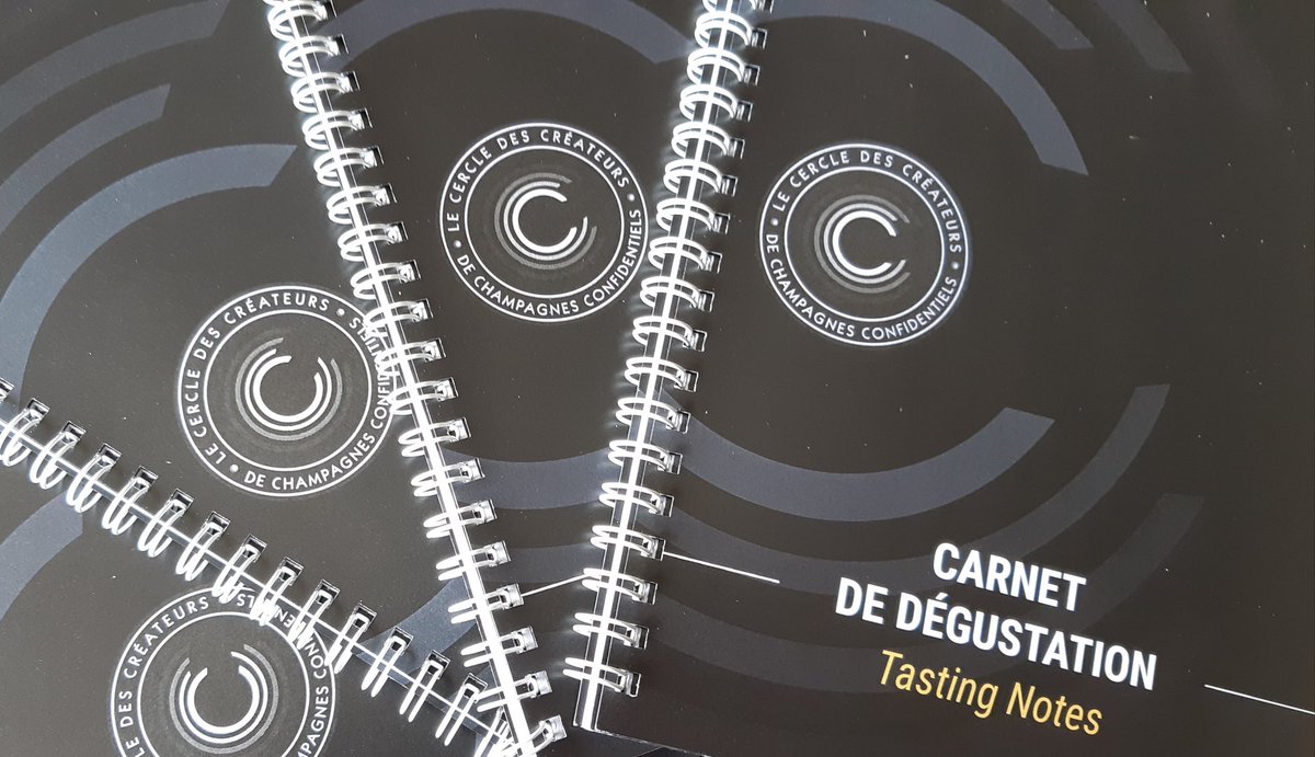 #Tasting notes ! Nos carnets de #dégustation sont prêts !
For the #wine professionals, registered for our #PrintempsdesChampagnes Next Sunday ( April 14th) in le #clos #Reims