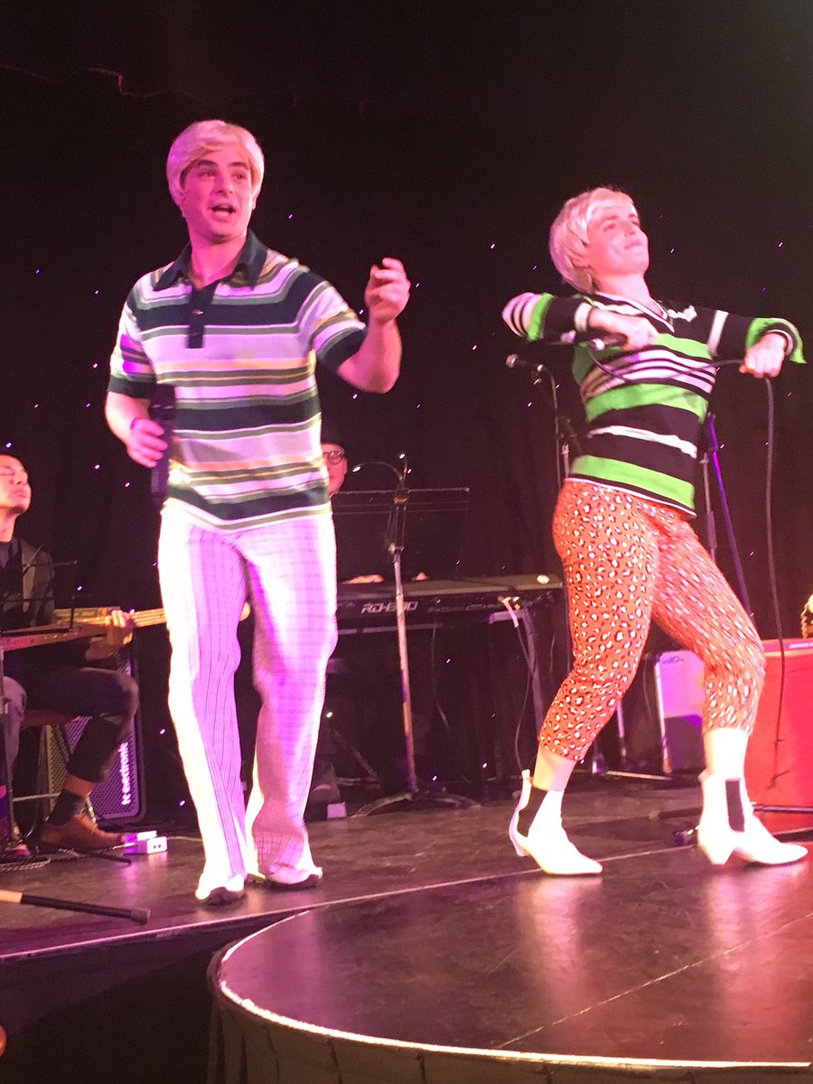 #MICF Show no.8: THE ILLEGITIMATE LOVE CHILDREN OF <a href="/BobDowne4Real/">Mark Trevorrow</a> AND <a href="/MagdaSzubanski/">Magda Szubanski AO</a> is a sweet and daggy tribute to two comedy legends, with some cracking songs and plenty of polyester. The kids turned out good.😀 #MICF