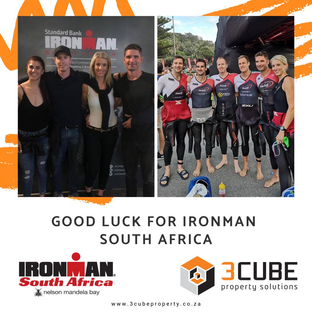 3cubeproperty's tweet photo. GOOD LUCK Jonathan Delany and the @MyTrainingDay team at @IMSouthAfrica . The 3Cube family wishes you and all the participants all the best for today #ironman #ironman2019 #mtd #family https://t.co/rsQxo0EeuP