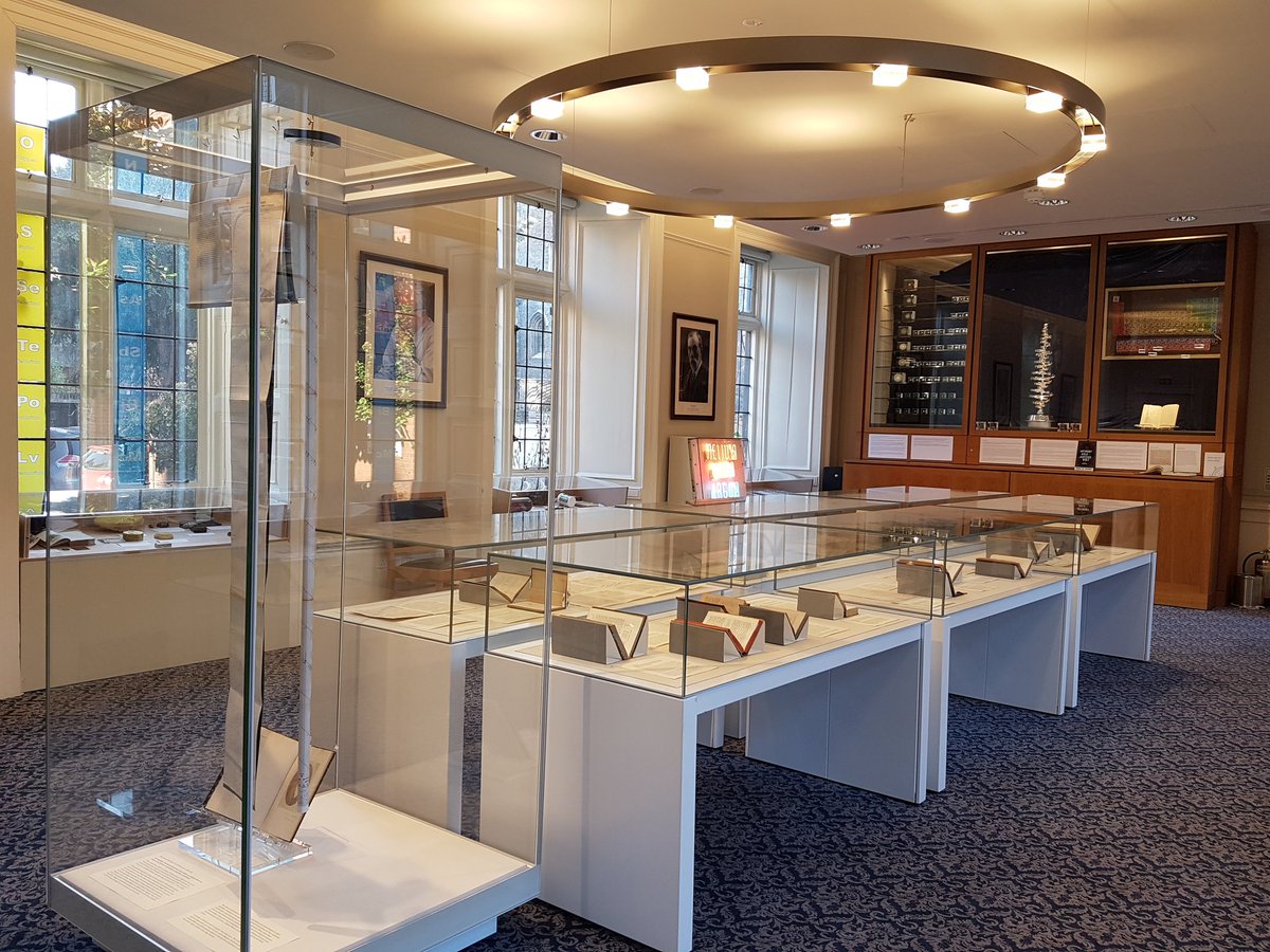 sarahfletcher24's tweet photo. Our Periodic Table exhibition at St Catharine's College closes today, Sunday 7th, at 5pm. Thank you to everyone who's visited over the past 4 weeks. And if you've been meaning to, don't miss it today! @Catz_Cambridge #iypt2019 https://t.co/bCirUbUrC3