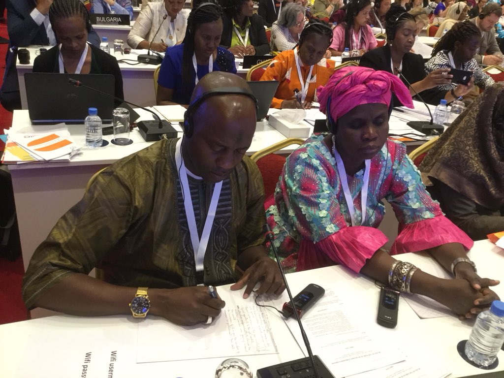 AmulMusa's tweet photo. Attending the Forum on #IPU #WomenParliamentarians in #Qatar with my colleague #Ndey Yassin Secka #IRIGambia #TheGambiaNationalAssembly https://t.co/6CrvCWjiiQ