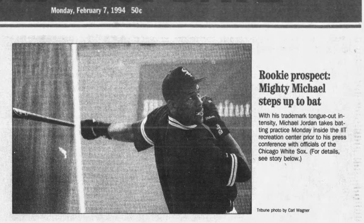 Finally, on February 7, 1994, the rumors ended and the impossible happened: Michael Jordan signed a minor league contract with the White Sox. The contract would max out at $109k if he made the majors; throughout his retirement, though, the Bulls still paid him his NBA salary.