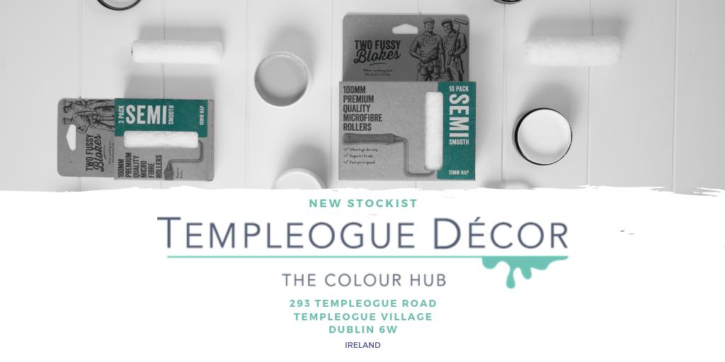 A huge welcome to <a href="/TempleogueDecor/">Templeogue Decor</a>, our new stockist of #TwoFussyBlokes rollers. Welcome to the family of #TFBstockists