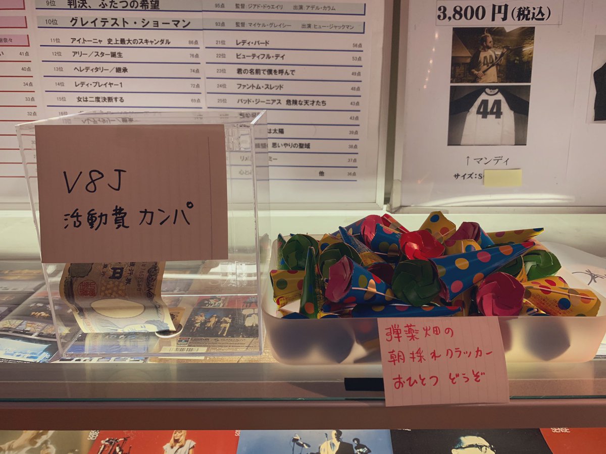 V8j絶叫上映企画チーム Mmfr絶叫上映 今日のカンパ箱