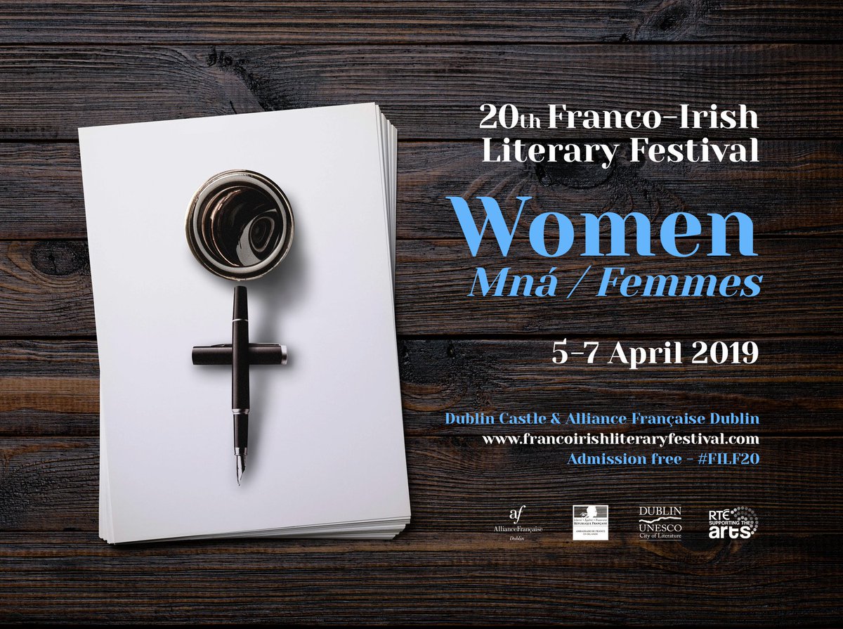 afdublin's tweet photo. Day 3 of the Franco-Irish #Literary #Festival on #Women will start at The #FrenchLibrary at 11.30am with a panel #discussion and #readings, and continue with a Literary #Cabaret at #Buswells Hotel from 4pm!
https://t.co/ffFgUxqqzF
#FILF20 @rte #RTESupportingTheArts https://t.co/hOh9J7ZJMY