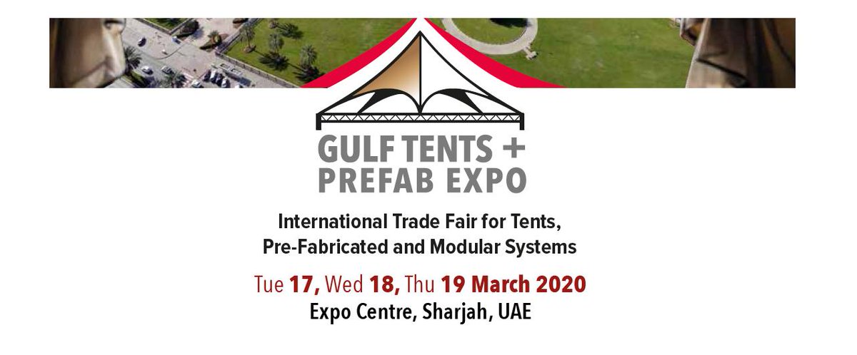 3 Days exhibition for  #tents #prefabricated #modularsystems <a href="/ExpoCentreShj/">Expo Centre Sharjah</a> More information is at gulftents.prefab.com