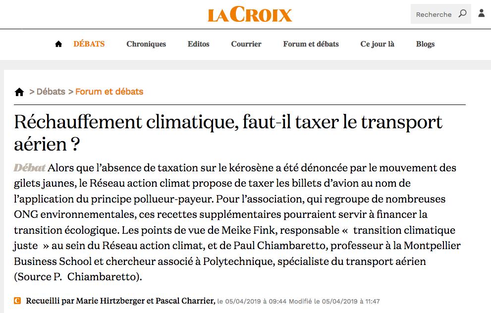 pchiambaretto's tweet photo. Mon interview dans le débat organisé par @LaCroix sur l'intérêt ou non de taxer le transport aérien pour lutter contre le réchauffement climatique.
A lire ici : https://t.co/yeablwggeQ
@AvgeeksFR @Montpellier_BS @Polytechnique #MBSprof https://t.co/WAPwHtYWtI