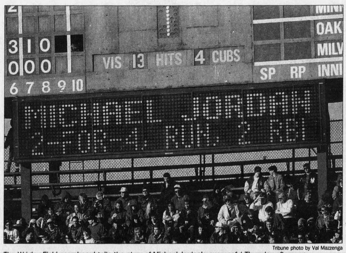 Come back tonight for Part 2, where I'll show just how impressive Michael Jordan's baseball career was, including his 13-game hitting streak, his superstar slump-busting August, his powerful run in the Arizona Fall League and his promotion to triple-A Nashville. More to come :)